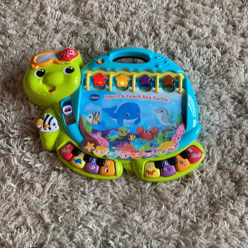 VTech Touch and Teach Sea Turtle Interactive Learning Book